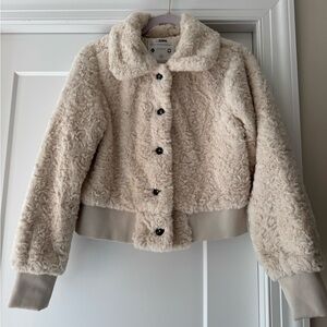 Ci Sono Plush Cream Outerwear
